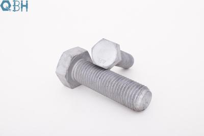 China UNI5739 Carbon Steel Hex Bolts With Thread Up To Head for sale