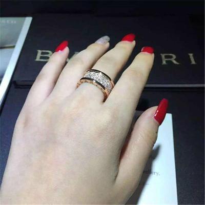 Китай Кольцо с бриллиантом золота желтого золота белого золота кольца 18к серии Булгари Б.зеро1 розовое продается