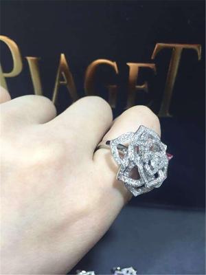 China P 18k gold  white gold yellow gold rose gold diamond ring  Jewelry factory in Shenzhen, China for sale
