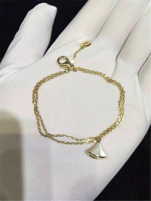China Luruxy  jewelry factory 18k gold Bracelet 18k gold white gold yellow gold rose gold Mosaic pearl female Bracelet for sale