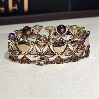 China Really high quality, low price jewelry diamond Bracelet 18k gold white gold yellow gold rose gold diamond Bracel for sale