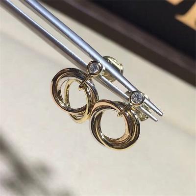 China C tricyclic Earrings  18k gold  white gold yellow gold rose gold bracelet  Jewelry factory in Shenzhen, China for sale