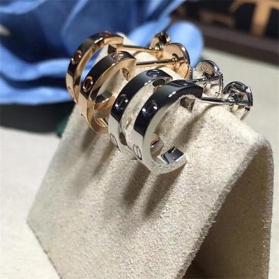 China C love series earring 18k gold  white gold yellow gold rose gold bracelet  Jewelry factory in Shenzhen, China for sale