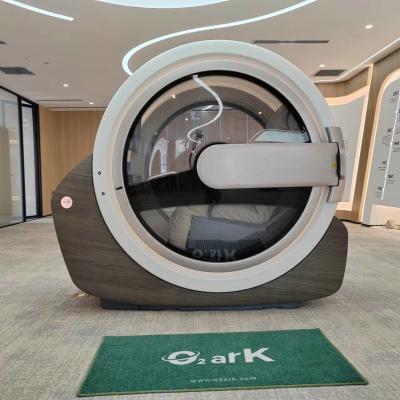 China ODM Wood Sitting Hyperbaric Chamber For Muscle Recovery 2000x1200x1780mm for sale