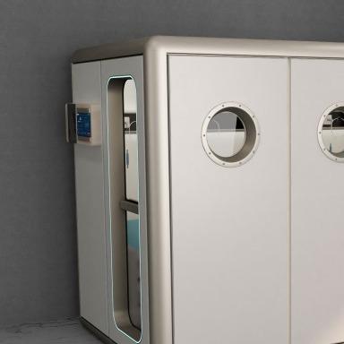 China Hard Type HBOT Multiplace Chamber Spa Center Hardshell Hyperbaric Chamber for sale