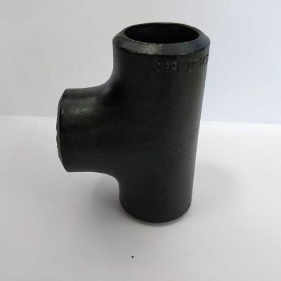 China XS Seamless Pipe Carbon Steel Tees Bevel Ends P265GH ASTM A234 GR WPB for sale
