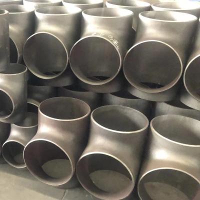 China EN1092 DN600 Reducing Elbow Pipe Fittings Carbon Steel , Sch 60 Carbon Steel Equal Tee for sale