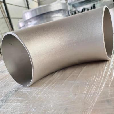 China tubería de acero de acero inoxidable de las instalaciones de tuberías sanitaria de 316L 310S categoría alimenticia de LR de 90 grados en venta