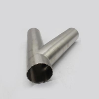 China JIS XXS High Pressure Steel Pipe Fittings 45 Degree Y Branch Pipe Fitting Lateral Tee for sale
