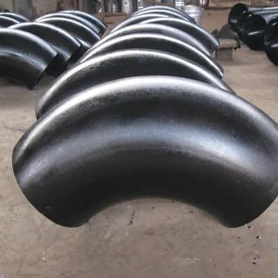 China Soldadura de extremo de ASTM codo de la colocación de la tubería de acero del carbono de 90 grados en venta