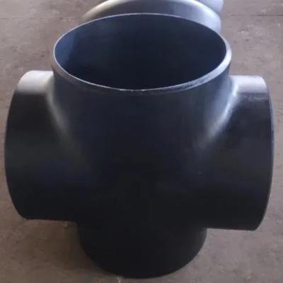 China ASME B16.9 Carbon Steel Pipe Fittings A234WPB Seamless Pipe Cross Fitting à venda