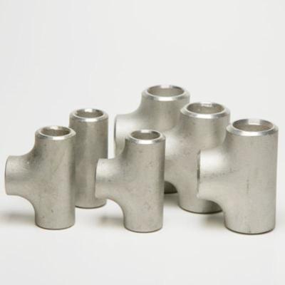 China ASME B16.9 WP304L / 316L Stainless Steel Equal Tee Stainless Steel Pipe Fitting for sale