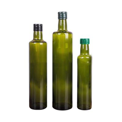 China Botella gruesa del dropper del aceite de oliva de la pared, botella redonda/del cuadrado durable de oliva del aceite en venta
