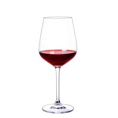 中国 イタリア様式の8oz/240ml水晶ワイン グラスはレストランのための膨らんだ渡します 販売のため