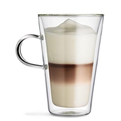 中国 ディッシュウォッシャー/マイクロウェーブ ガラス コーヒー カップ3.58は高く優雅な設計をじりじり動かします 販売のため
