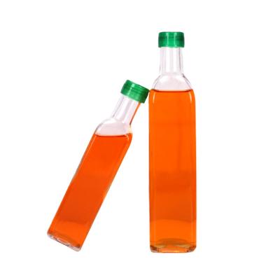 China Portable Kitchen Storage Bottle , Sealed Cap Small Glass Bottles For Olive Oil for sale