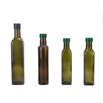 China 750 Ml Glass Olive Oil Bottle In Stock Sunlight Protection Machine Made for sale