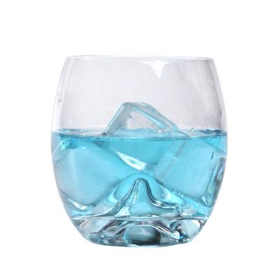 China Luxury Whiskey Tasting Glasses , Unique Everest Crystal Glass Tumbler Set for sale