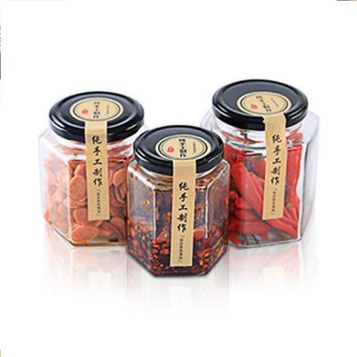 China Food Storage Glass Canning Jars , Ginger / Spices Small Glass Jars With Lids for sale