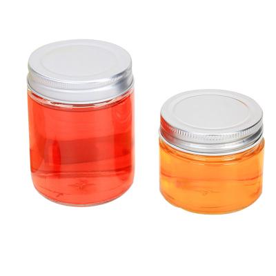 China High Durability 300ml Food Storage Jars , Screw Lid Wide Mouth Glass Jars for sale