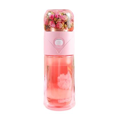 China Double Layer 14oz Leak Proof Glass Water Bottle With Strainer for sale