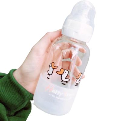 China Borosilicate Glass Baby Bottle for sale