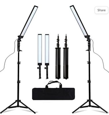 China LED Light Photography Studio LED Lighting Kit Adjustable Light Tripod Photographic Video Fill Light à venda