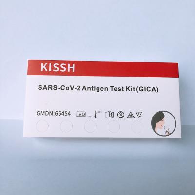 China SARS-CoV-2 Antigen Test Kit (GICA)-Saliva Self-test for sale