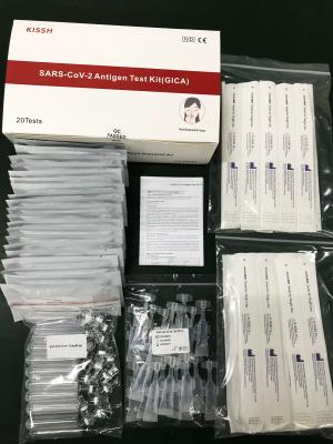 China fast 15 Min Rtk Antigen Self Test Kit Coivd 19 20 Tests / Kit for sale