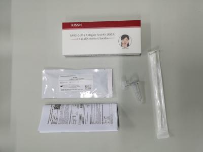 中国 GICA SARSCoV 2の急速な抗原テスト キットのRtkの抗原の綿棒テスト 販売のため
