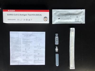 China Autoexamen rápido del antígeno del equipo SARS-CoV-2 de la prueba del antígeno de la detección cualitativa nasal en venta