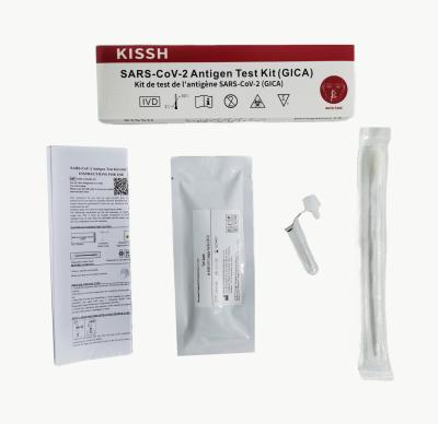 China Nucleocapsid Protein Self Rapid Antigen Test Kit Nasal 1 Test / Kit auto test France ANSM Listed for sale