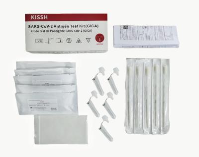 China SARS-CoV-2 Antigen Detection Kit 18*4*8Cm Nasal Swab Test Kit High Sensitivity for sale