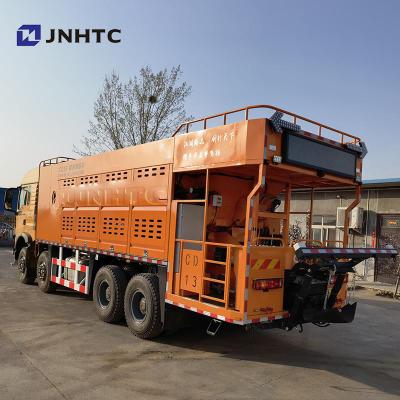 China Road Maintenance Fiber Slurry Sealing Truck HOWO 8x4 A7 H5 en venta