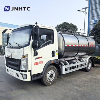 China Factory Price 5 Cbms Water Tanker Truck For Fresh Milk Transport for sale