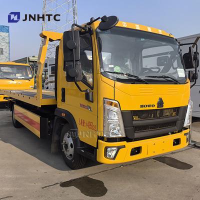 China Howo 4*2 3-5 Tons Flatbed Light Duty Wrecker Tow Truck With Cheap Price For Sale for sale