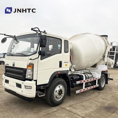 China New HOWO Mini Concrete Mixer Truck With White Color 4X2 4cbm 6 Wheels High Quality for sale