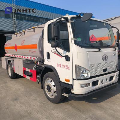 China FAW 5000 Liters Light Diesel Oil Transporter Capacity Fuel Tank Tanker Truck For Sale for sale