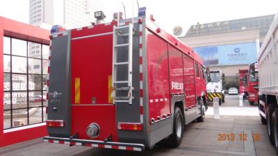 中国 20CBM LHD 6X4の消火活動車、赤い安全緊急の泡の普通消防車  販売のため