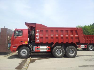 China 70 T Mining Dump Truck Heavy Duty 6x4 25M3 Capacity 10 Wheels Long Life for sale