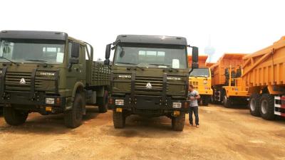 China 4×4 Heavy Cargo Trucks / Military Cargo Truck All Wheel Drive Model ZZ2167M5227 for sale