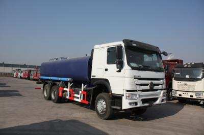 China Howo 20 CBM White Sewage Waste Truck / 6x4 336HP Safety Sewer Cleaning Truck for sale