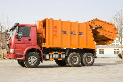 China Convenient Howo Garbage Compactor Truck / Sanitation Garbage Truck  Model Qdz5250zysa for sale