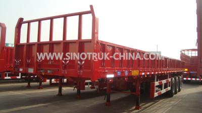 China Double Function Heavy Duty Semi Trailers For Hauling 40 Feet Or 20 Feet Containers for sale