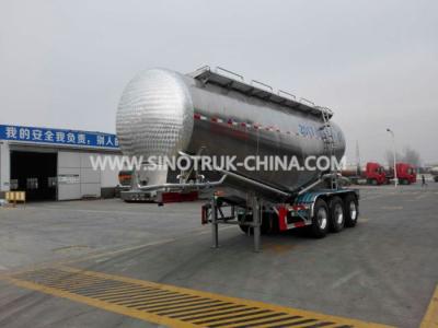 China Safety Bulk Cement Trailer With Air Compressor BOHAI 12M3 And 60 TONS Capacity for sale