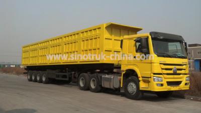China Box Heavy Duty Four Axle Trailer 16 Wheels For Transport Valuable Goods for sale