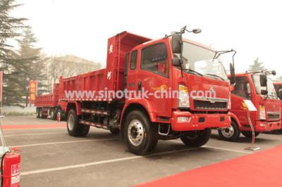 China 12 Tons HOWO 4×2 Light Duty Dump Truck With 105HP EuroIII Front Lifting 6 Tires for sale