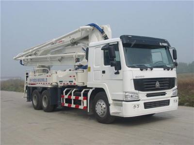 Chine 39 M3 - le ³ de 125m a produit le camion de pompe concrète avec 4 bras HDT5291THB-39/4 de sections à vendre