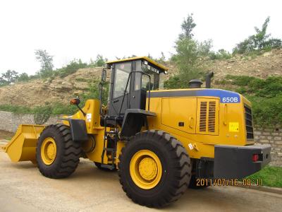 China SEM 650B 5 ton wheel loader with cummins engine 5000 kg Rated Load Capacity for sale