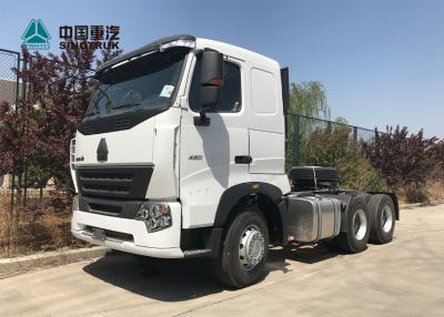 China HOWO A7 420 HP 6X4 Tractor Trailer Truck / Diesel Tractor Truck HF7 Front Axle for sale